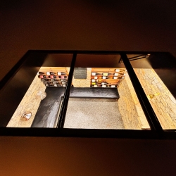Trappe cave en verre