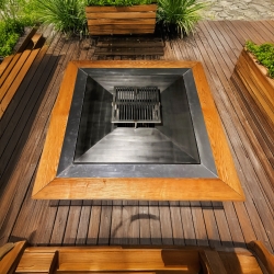 Plateau bois central pour Braséro  Realtek FR 83