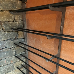 Rondin acier pour rack bouteille cave