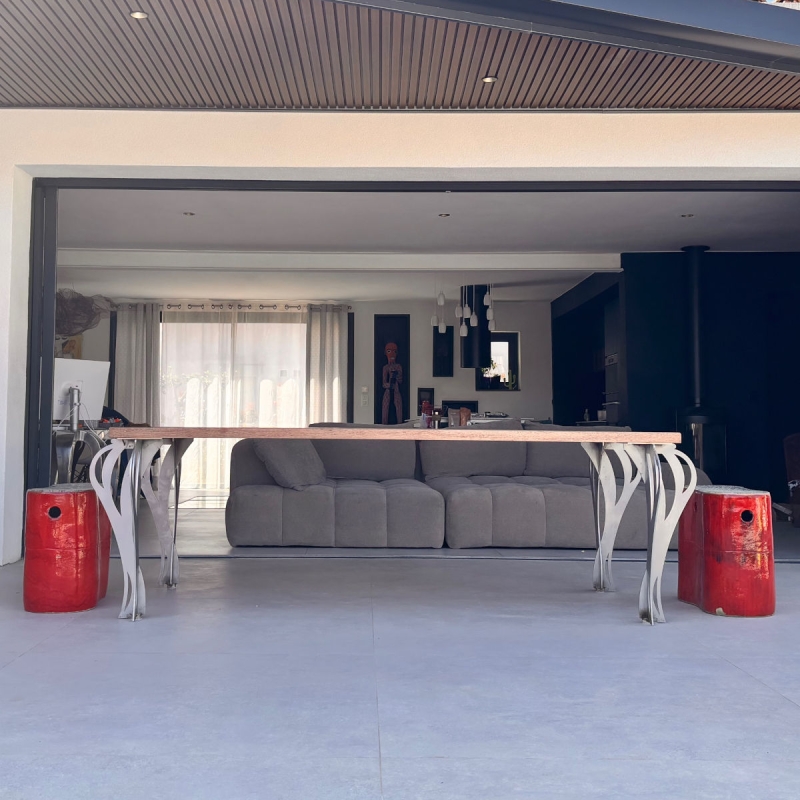 Table Métal et Bois Design REALTEK - 2