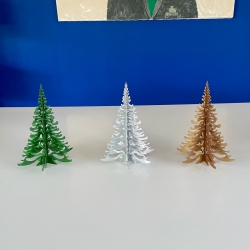 Petit Sapin de Noël Métal de table Realtek FR
