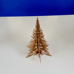 Petit Sapin de Noël Métal de table REALTEK 