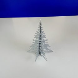Petit Sapin de Noël Métal de table REALTEK 