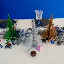 Petit Sapin de Noël Métal de table Realtek FR