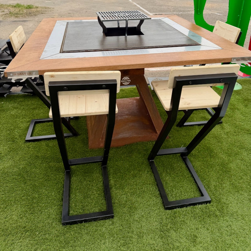 Tabouret Métal Bois