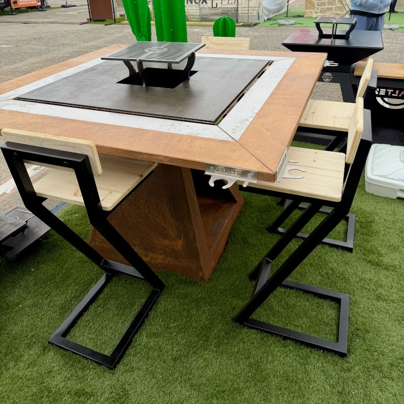 Tabouret Métal Bois