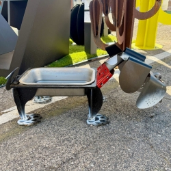 Gamelle en métal pour chien personnalisable