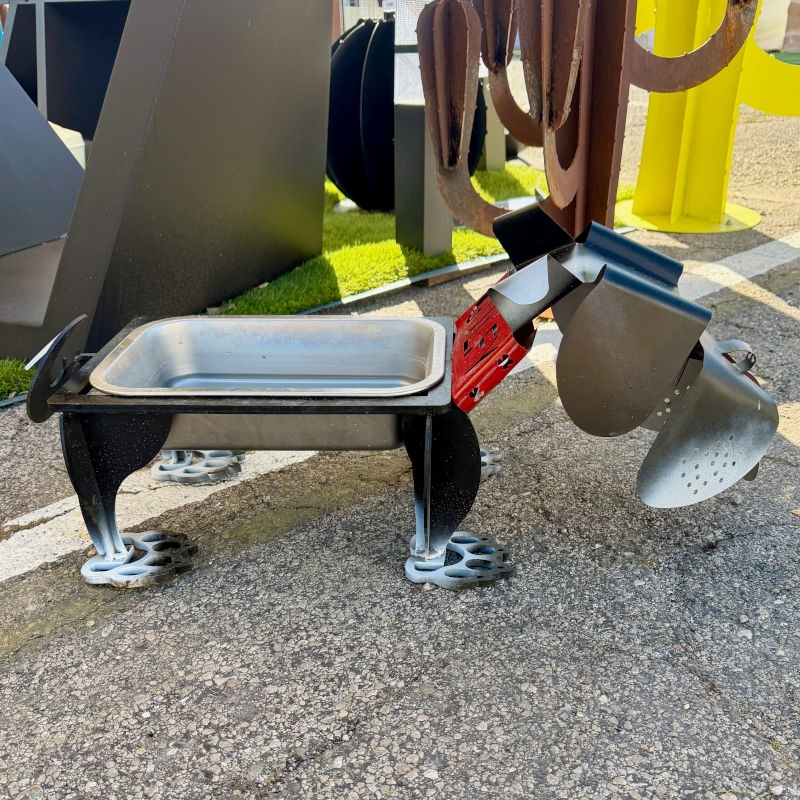 Gamelle en métal pour chien personnalisable