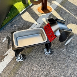 Gamelle en métal pour chien personnalisable